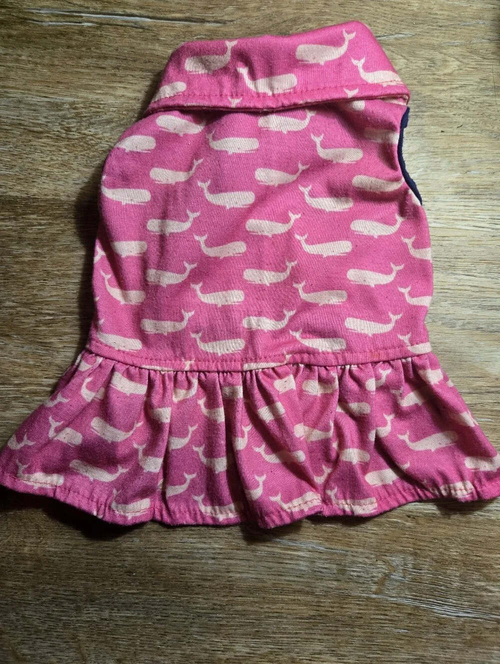 Pink Whale- Print Sundress Small Dog Breed